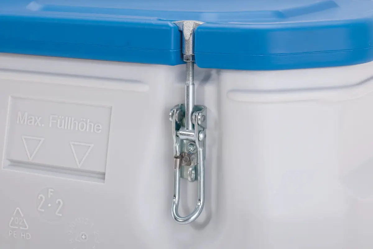 CEMO Mobil-Box 250 l, blau, Gefahrstoffbehälter wasserdicht