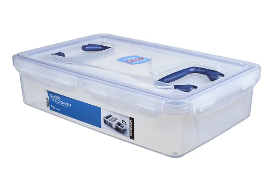 Lock & Lock 10 Ltr. (flach) - luftdichte Lebensmittelbox