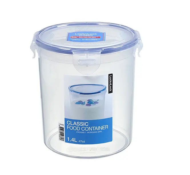 Lock & Lock Ø 142 x 147 mm, 1,4 Liter, runde Lebensmitteldose