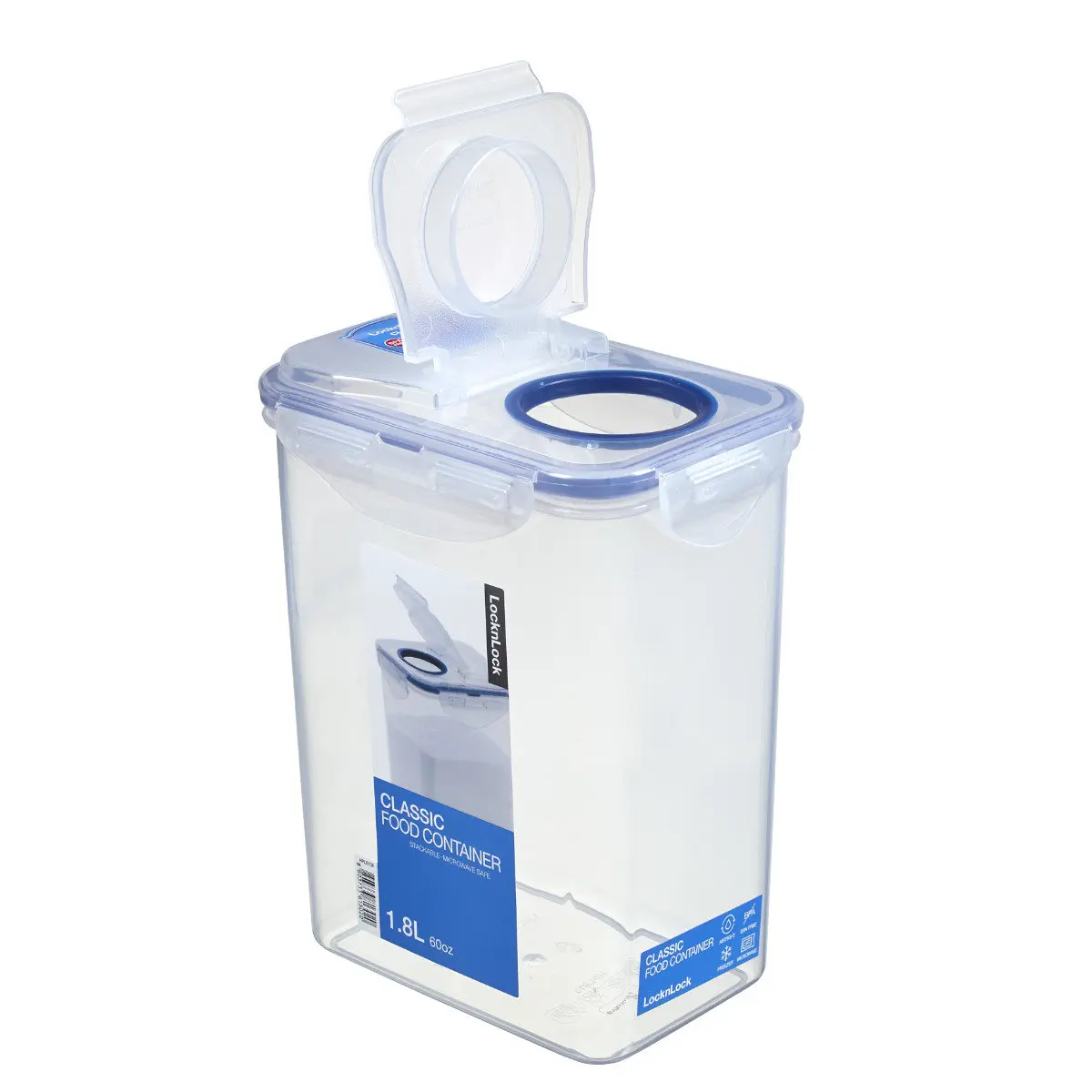 Lock & Lock 1,8 Liter, wasserdichte Vorratsdose mit Schüttdeckel