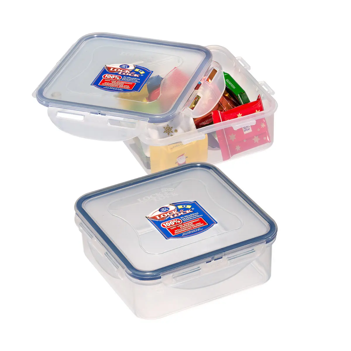 Lock & Lock 870 ml - quadratische, luftdichte Frischhaltedose