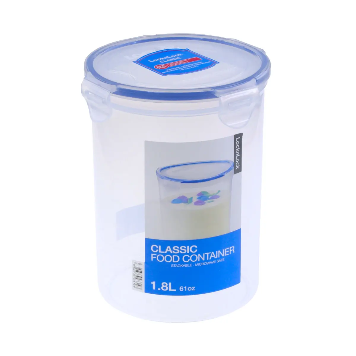 Lock & Lock Ø 142 x 186 mm, 1,8 Liter,  runde Lebensmitteldose