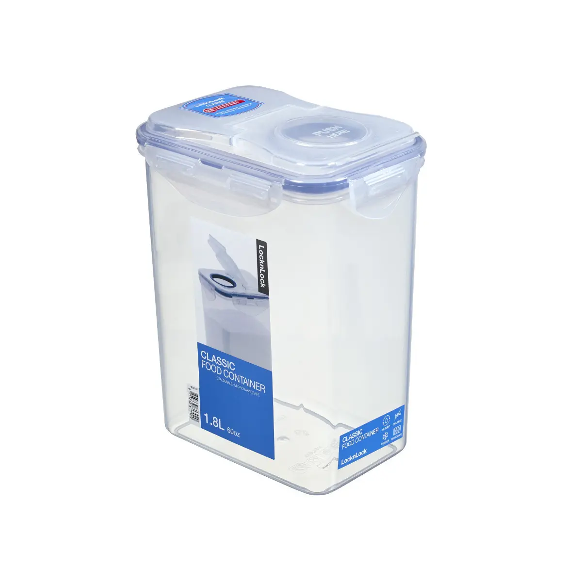 Lock & Lock 1,8 Liter, wasserdichte Vorratsdose mit Schüttdeckel
