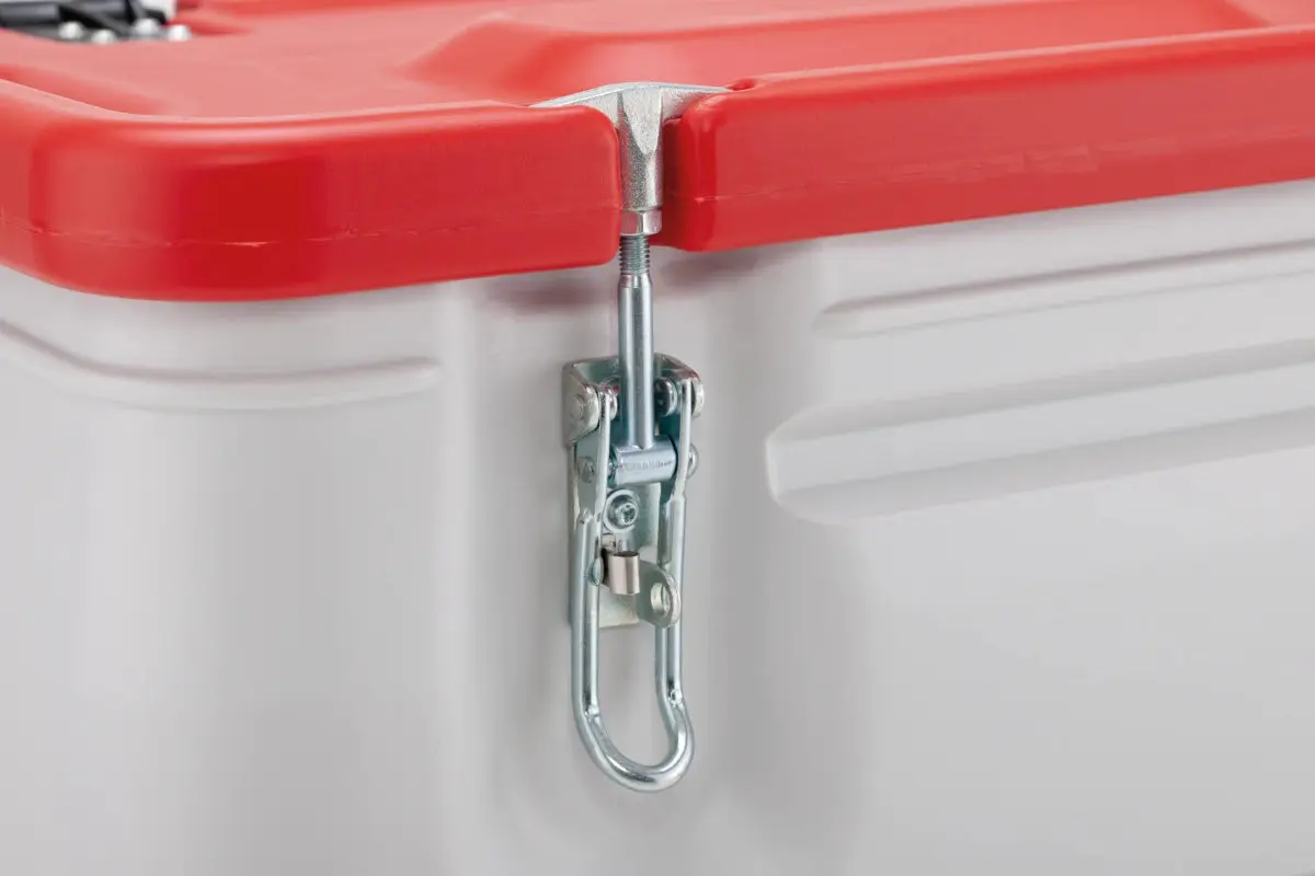 CEMO Mobil-Box 170 l, rot, Gefahrstoffbehälter wasserdicht