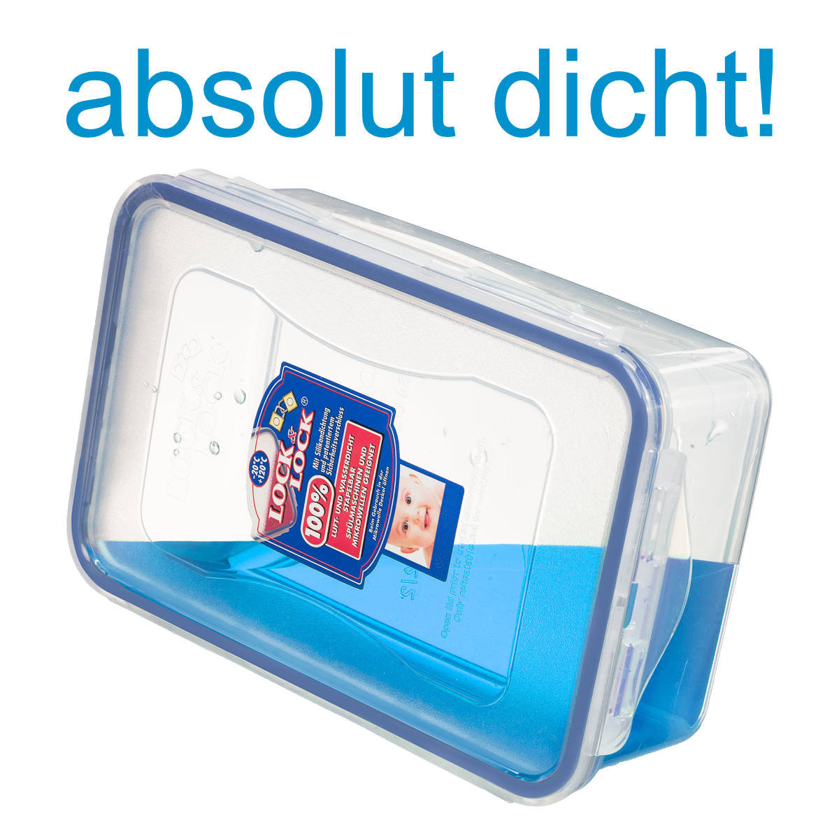 Lock & Lock 4,8 Ltr. luftdichte Lebensmittelbox