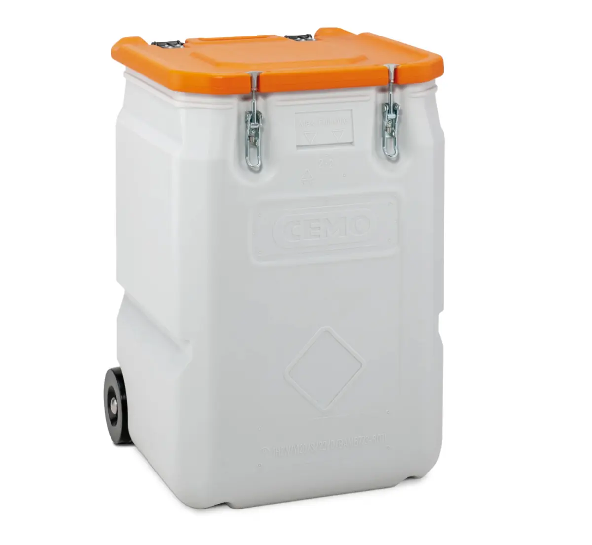 CEMO Mobil-Box 250 l, orange, Gefahrstoffbehälter wasserdicht Kopie