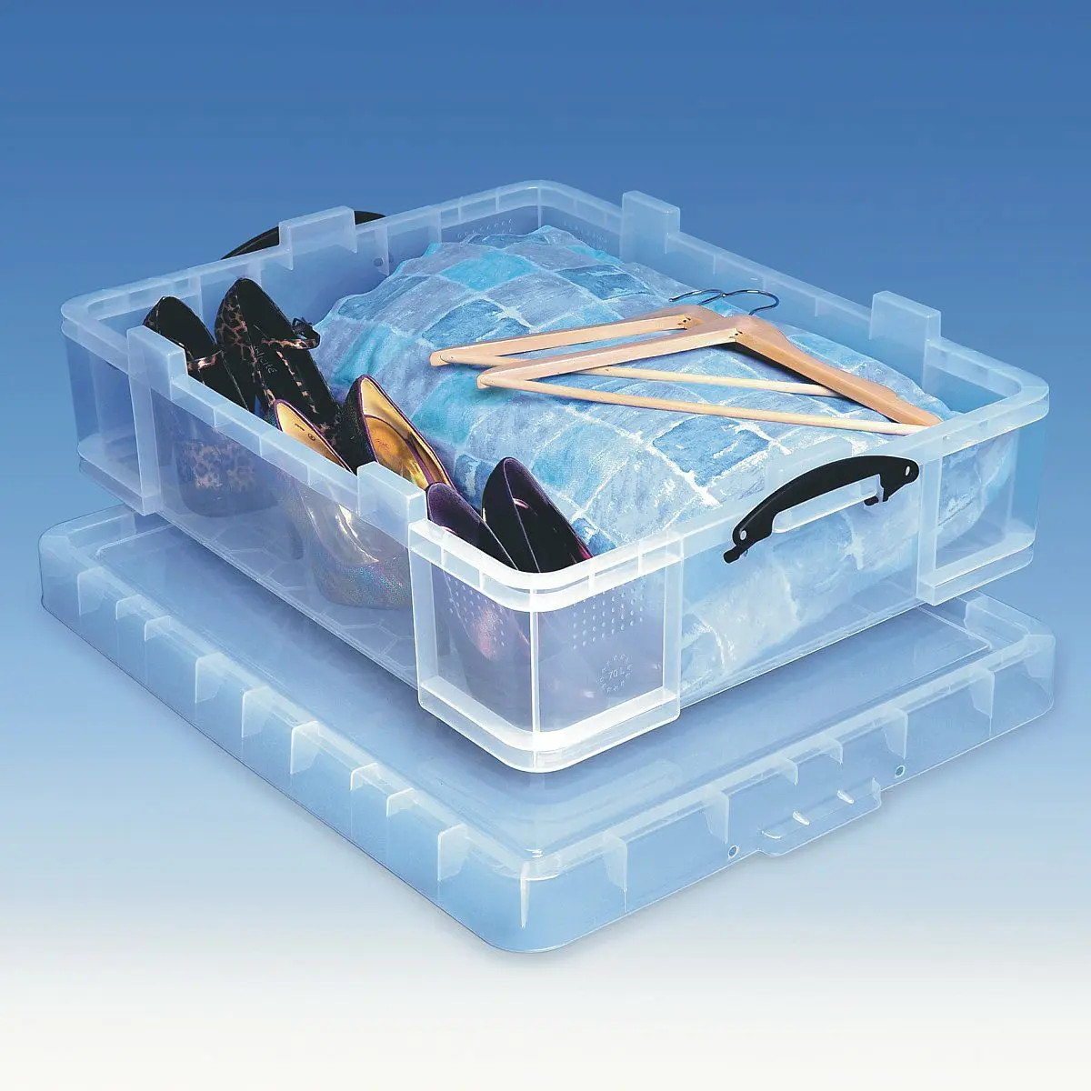 Really Useful Box 84 Liter große Aufbewahrungsbox mit Deckel
