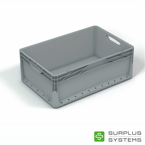 Eurobox 60 x 40 cm, graue Lager-Stapelbox