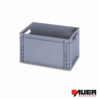Euro Stapelbox von AUER, grau, 40 x 30 cm