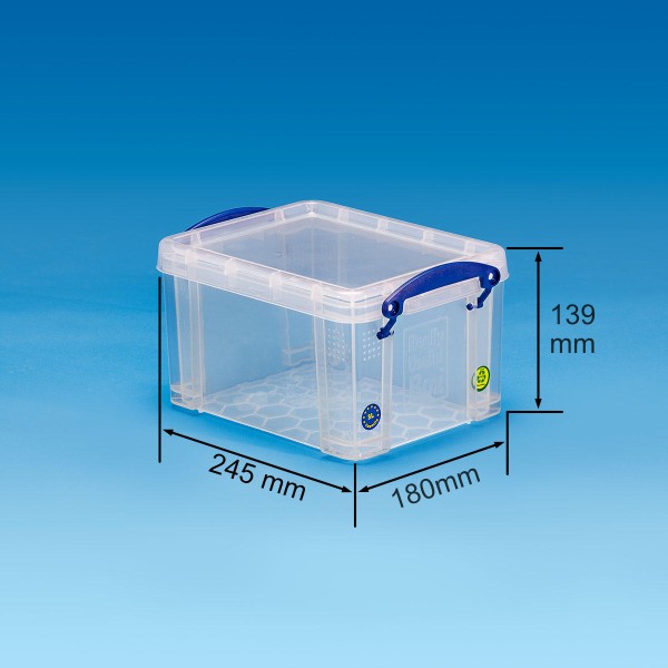 Really Useful Box 3 XS transparent