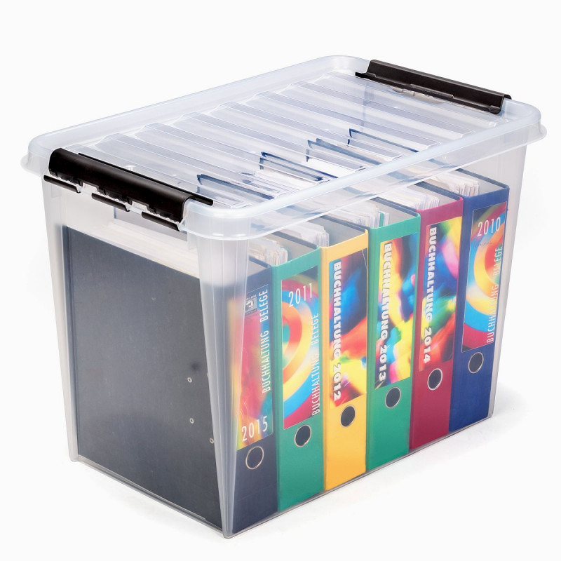 Aufbewaqhrungsbox aus Kunststoff für die Archivierung von 6 Aktenordnern