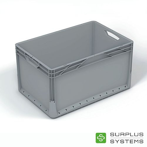 Geschlossener Eurobehälter grau der Marke SURPLUS